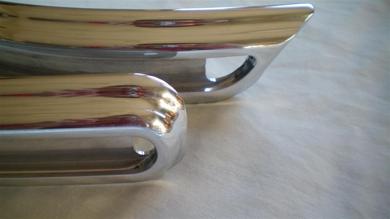 Pressed Rear Bumper Trim 53-58